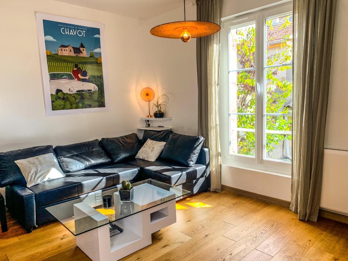 Maisonnette Du Coteau Ouest - Jardin Et Terrasse - Epernay Villa Esterno foto